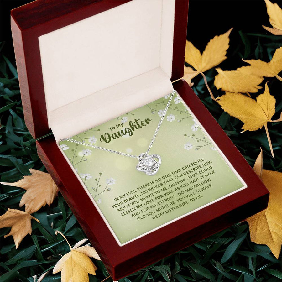 To My Daughter Necklace from Mom, Birthday Necklace for Daughter from Mom and Dad