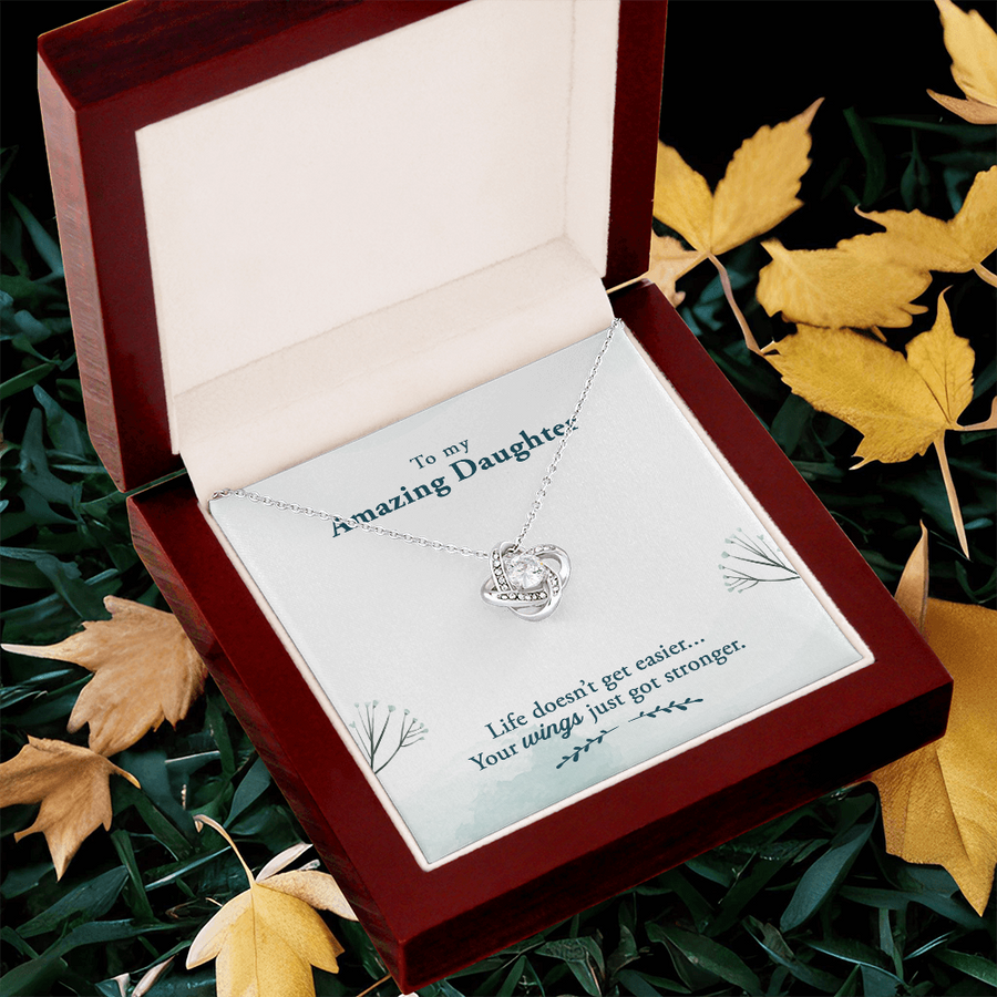 To My Daughter Necklace – Personalized Gift from Mom or Dad | Meaningful Birthday Jewelry for Her
