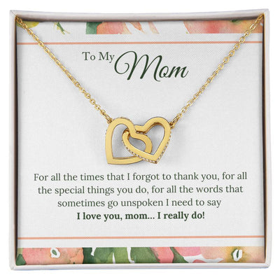 Load image into Gallery viewer, To My Mom Necklace from Son/Daughter, I Love You Mom...
