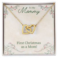 Load image into Gallery viewer, Unique First Christmas Gift for Mom, Christmas Necklace Gift for Mom from Daughter
