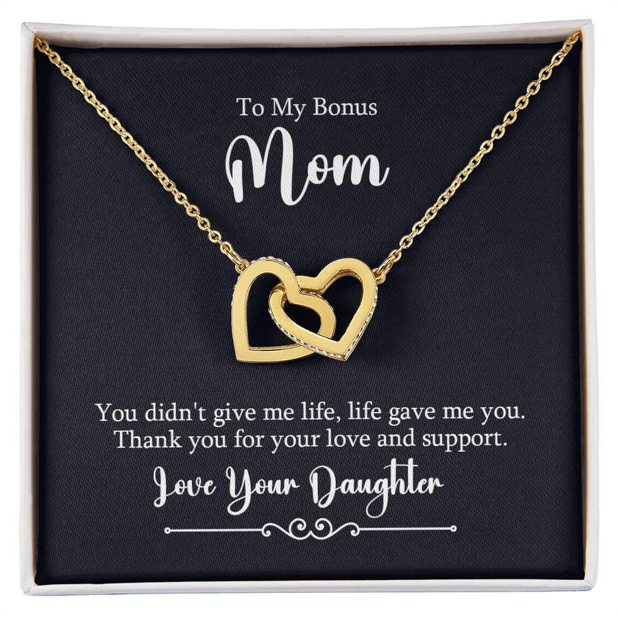 To My Mom Necklace from Daughter, Thank You for Your Love and Support
