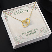 Load image into Gallery viewer, Unique First Christmas Gift for Mom, Christmas Necklace Gift for Mom from Daughter
