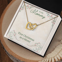 Load image into Gallery viewer, Unique First Christmas Gift for Mom, Christmas Necklace Gift for Mom from Daughter
