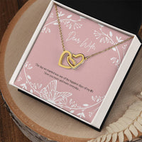 Load image into Gallery viewer, To My Beautiful Wife Necklace from Husband, I Love You More and More Everyday
