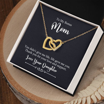 Load image into Gallery viewer, To My Mom Necklace from Daughter, Thank You for Your Love and Support
