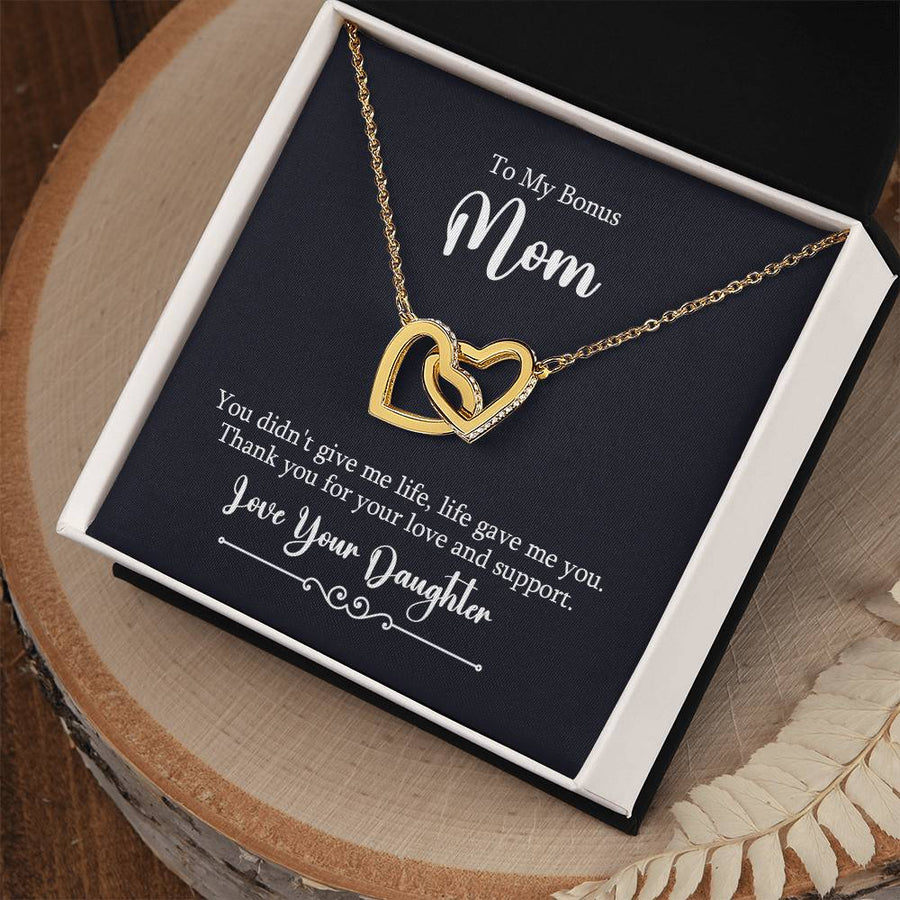 To My Mom Necklace from Daughter, Thank You for Your Love and Support