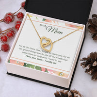 Load image into Gallery viewer, To My Mom Necklace from Son/Daughter, I Love You Mom...
