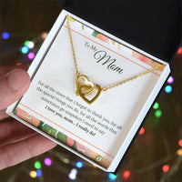 Load image into Gallery viewer, To My Mom Necklace from Son/Daughter, I Love You Mom...
