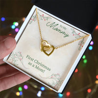 Load image into Gallery viewer, Unique First Christmas Gift for Mom, Christmas Necklace Gift for Mom from Daughter
