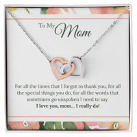 Load image into Gallery viewer, To My Mom Necklace from Son/Daughter, I Love You Mom...
