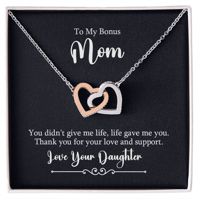 Load image into Gallery viewer, To My Mom Necklace from Daughter, Thank You for Your Love and Support
