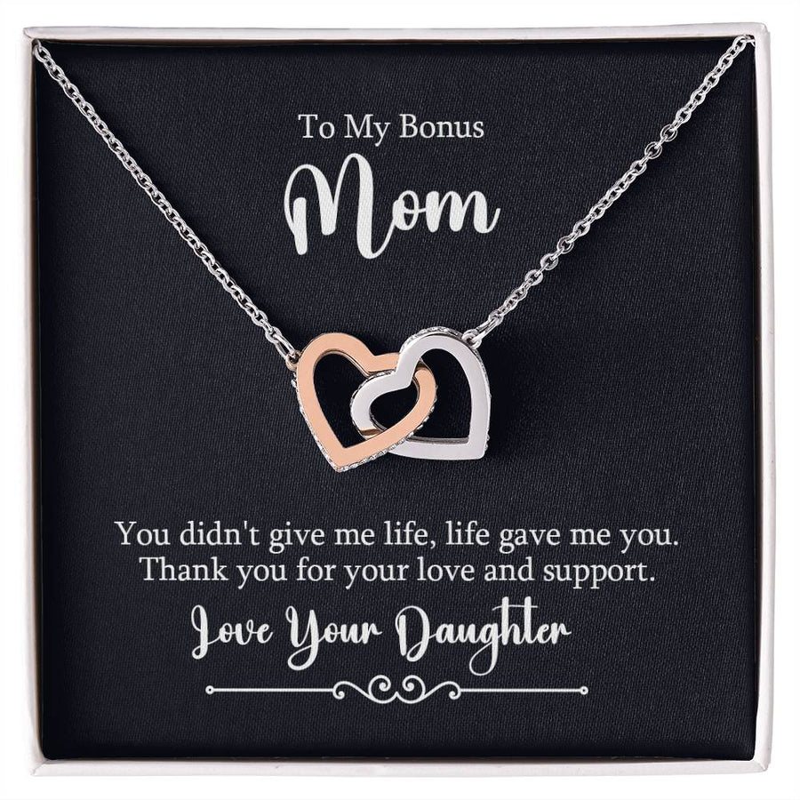 To My Mom Necklace from Daughter, Thank You for Your Love and Support