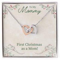 Load image into Gallery viewer, Unique First Christmas Gift for Mom, Christmas Necklace Gift for Mom from Daughter
