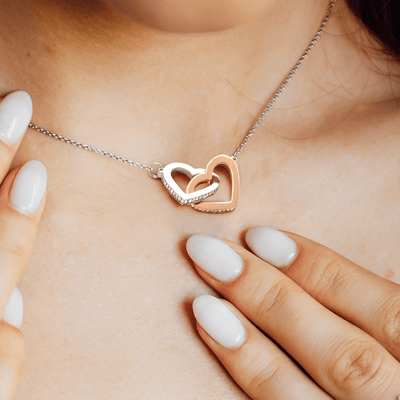 Load image into Gallery viewer, To My Bonus Daughter Necklace from Mom/Dad, Life Gave Me The Gift of You
