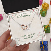 Load image into Gallery viewer, Unique First Christmas Gift for Mom, Christmas Necklace Gift for Mom from Daughter
