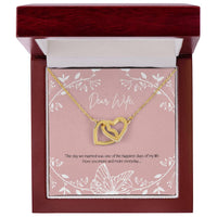 Load image into Gallery viewer, To My Beautiful Wife Necklace from Husband, I Love You More and More Everyday
