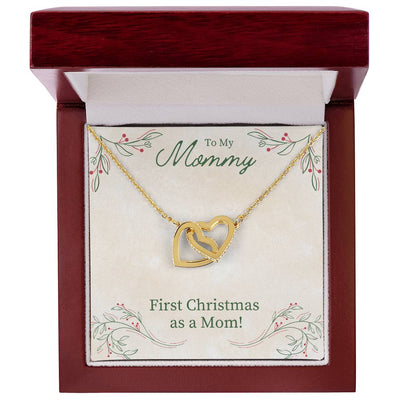 Load image into Gallery viewer, Unique First Christmas Gift for Mom, Christmas Necklace Gift for Mom from Daughter
