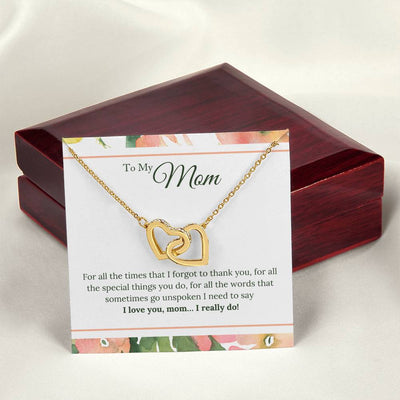 Load image into Gallery viewer, To My Mom Necklace from Son/Daughter, I Love You Mom...
