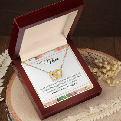 Load image into Gallery viewer, To My Mom Necklace from Son/Daughter, I Love You Mom...
