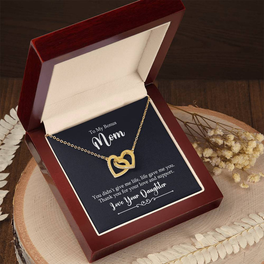 To My Mom Necklace from Daughter, Thank You for Your Love and Support