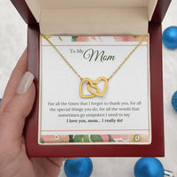 Load image into Gallery viewer, To My Mom Necklace from Son/Daughter, I Love You Mom...
