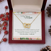 Load image into Gallery viewer, To My Mom Necklace from Son/Daughter, I Love You Mom...
