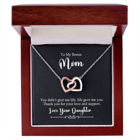 Load image into Gallery viewer, To My Mom Necklace from Daughter, Thank You for Your Love and Support
