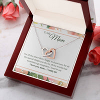 Load image into Gallery viewer, To My Mom Necklace from Son/Daughter, I Love You Mom...
