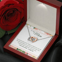 Load image into Gallery viewer, To My Mom Necklace from Son/Daughter, I Love You Mom...
