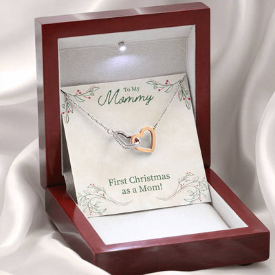 Load image into Gallery viewer, Unique First Christmas Gift for Mom, Christmas Necklace Gift for Mom from Daughter
