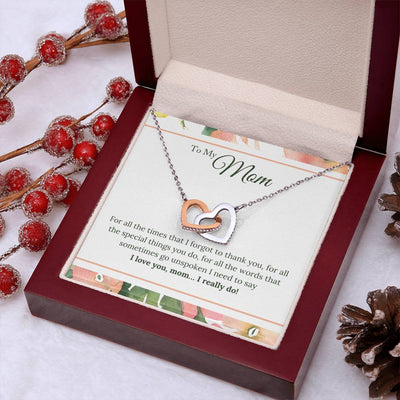 Load image into Gallery viewer, To My Mom Necklace from Son/Daughter, I Love You Mom...
