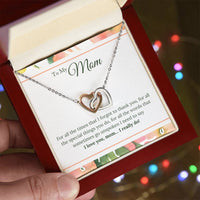 Load image into Gallery viewer, To My Mom Necklace from Son/Daughter, I Love You Mom...
