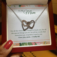 Load image into Gallery viewer, To My Mom Necklace from Son/Daughter, I Love You Mom...

