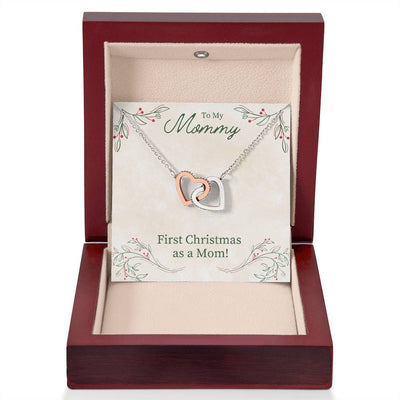 Load image into Gallery viewer, Unique First Christmas Gift for Mom, Christmas Necklace Gift for Mom from Daughter
