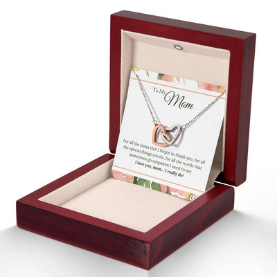 Load image into Gallery viewer, To My Mom Necklace from Son/Daughter, I Love You Mom...
