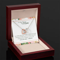 Load image into Gallery viewer, To My Mom Necklace from Son/Daughter, I Love You Mom...
