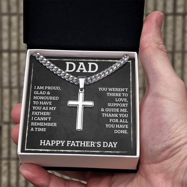 Fathers Day Gift from Daughter to Dad - I'm Proud, Glad and Honoured to Have You as My Father