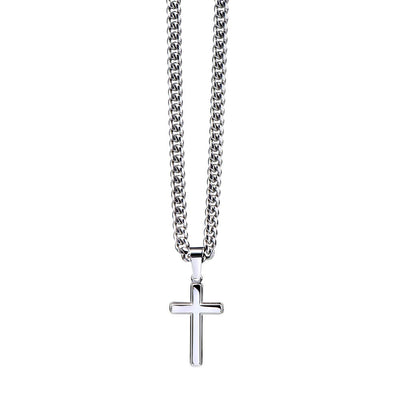 Load image into Gallery viewer, To My Bonus Dad Artisan Cross Necklace, Thank You for Stepping in to Become the Dad You Didn&amp;#39;t Have to Be
