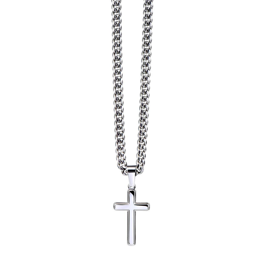 To My Bonus Dad Artisan Cross Necklace, Thank You for Stepping in to Become the Dad You Didn't Have to Be
