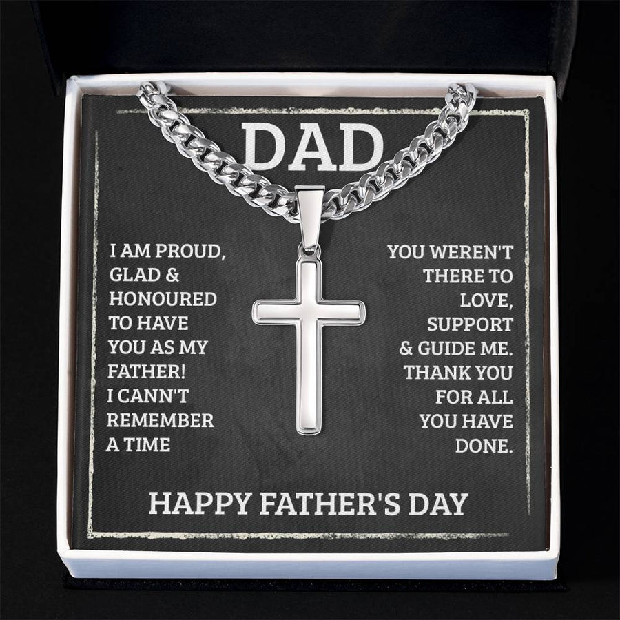 Fathers Day Gift from Daughter to Dad - I'm Proud, Glad and Honoured to Have You as My Father
