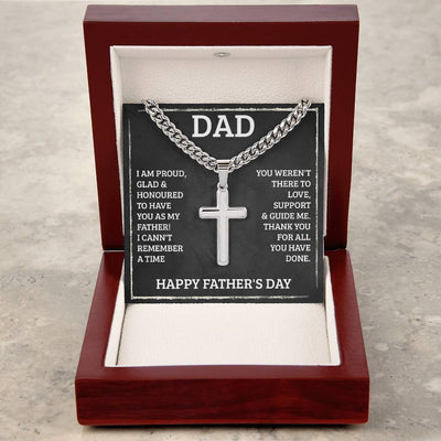 Load image into Gallery viewer, Fathers Day Gift from Daughter to Dad - I&amp;#39;m Proud, Glad and Honoured to Have You as My Father
