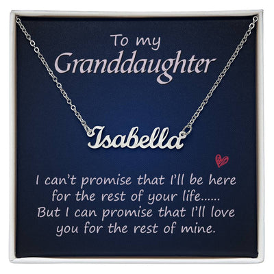 Load image into Gallery viewer, To My Granddaughter Necklace, Granddaughter Necklace from Grandma
