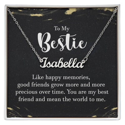 Load image into Gallery viewer, Personalized Name Necklace for Besties, Birthday Gift for Best Friend

