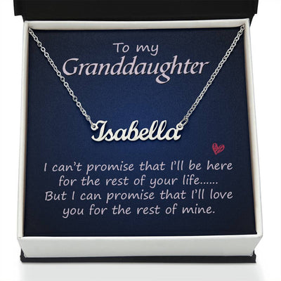 Load image into Gallery viewer, To My Granddaughter Necklace, Granddaughter Necklace from Grandma
