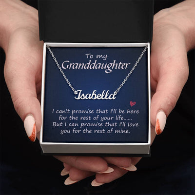 Load image into Gallery viewer, To My Granddaughter Necklace, Granddaughter Necklace from Grandma
