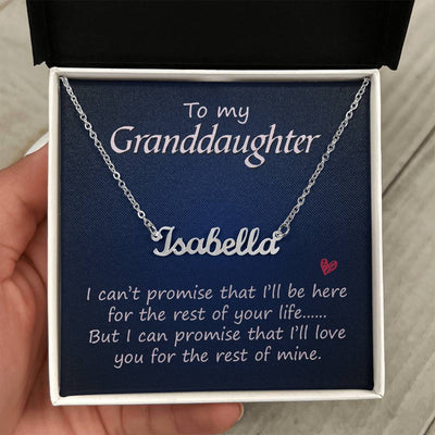 Load image into Gallery viewer, To My Granddaughter Necklace, Granddaughter Necklace from Grandma
