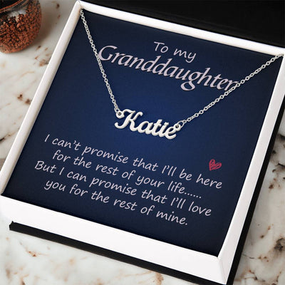 Load image into Gallery viewer, To My Granddaughter Necklace, Granddaughter Necklace from Grandma
