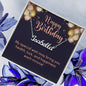 Custom Name Necklace, Birthday Gifts for Her, My Special Wish to Your Birthday
