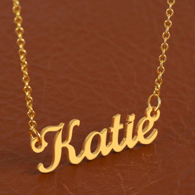 Load image into Gallery viewer, To My Granddaughter Name Necklace Silver, Custom Name Necklace for Granddaughter from Grandma
