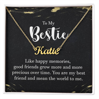 Load image into Gallery viewer, Personalized Name Necklace for Besties, Birthday Gift for Best Friend

